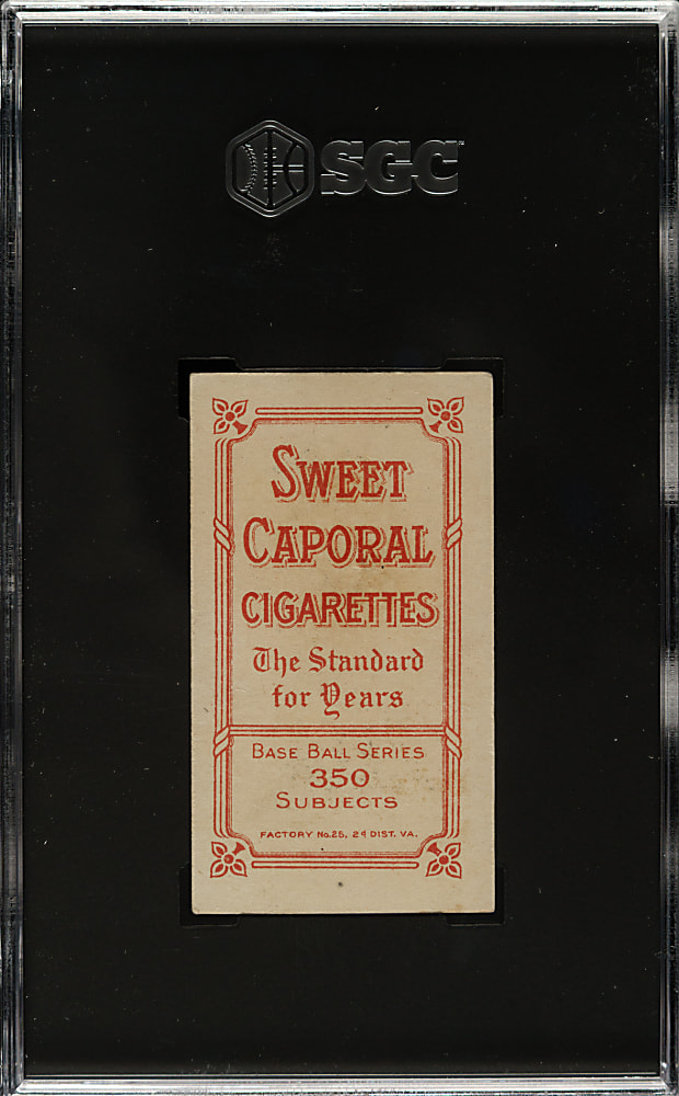 1909-1911 T206 White Border Sam Crawford with Bat SGC VG 3