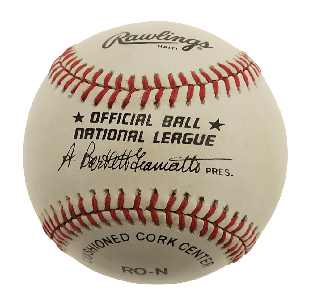 Hank Aaron Single-Signed Baseball