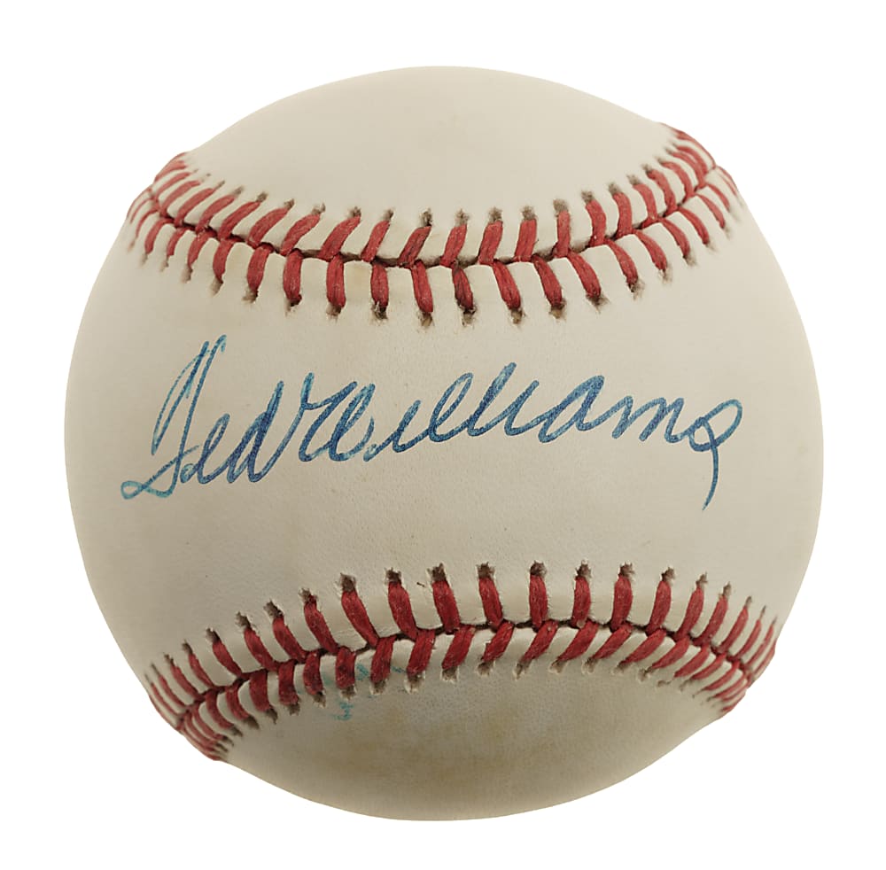 Ted Williams Single-Signed Baseball - JSA