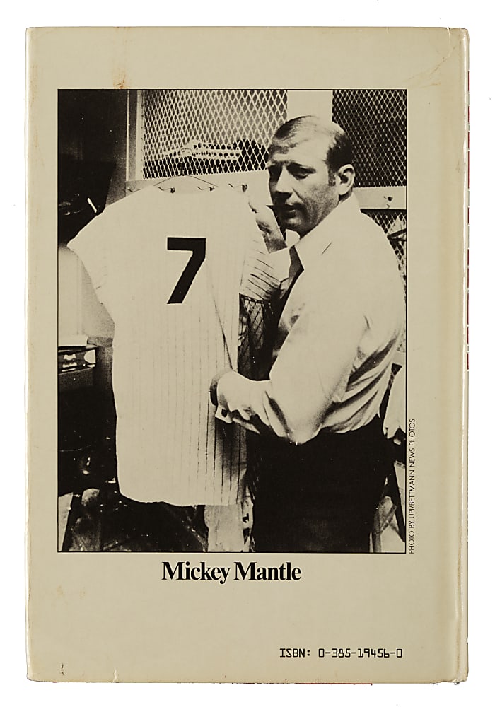 Mickey Mantle Signed "The Mick" Book - JSA