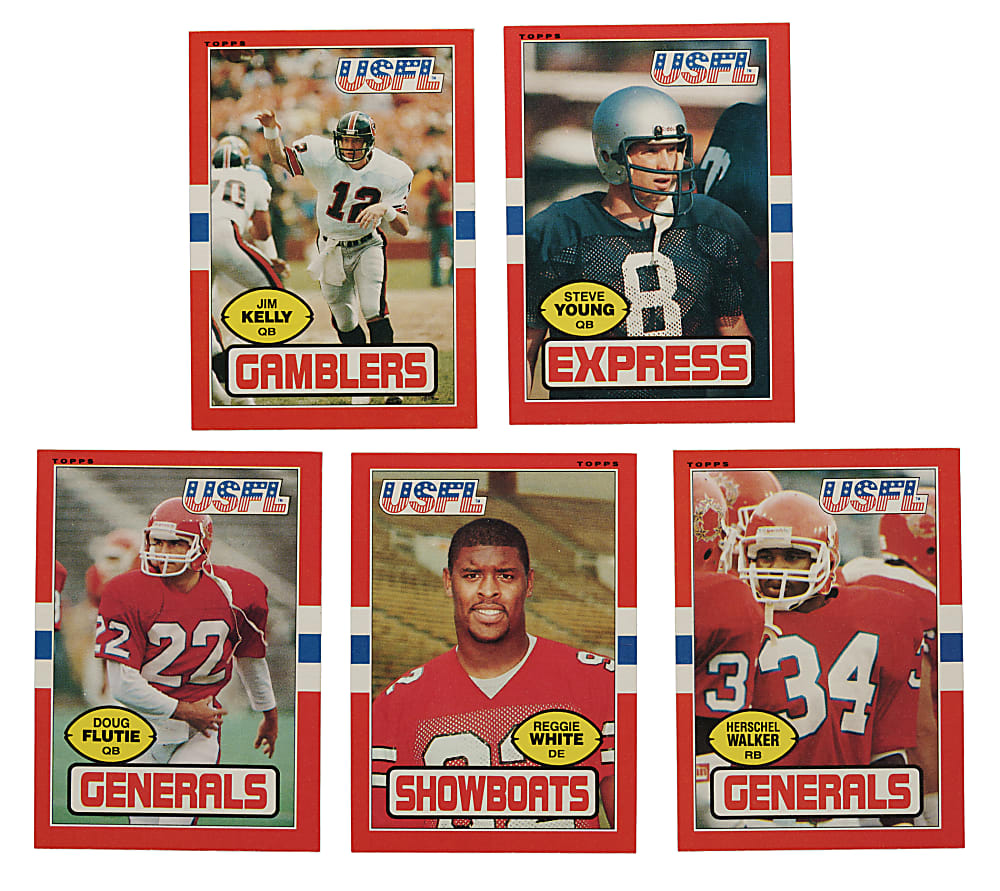 1985 Topps USFL Football Complete Set (132 Cards)