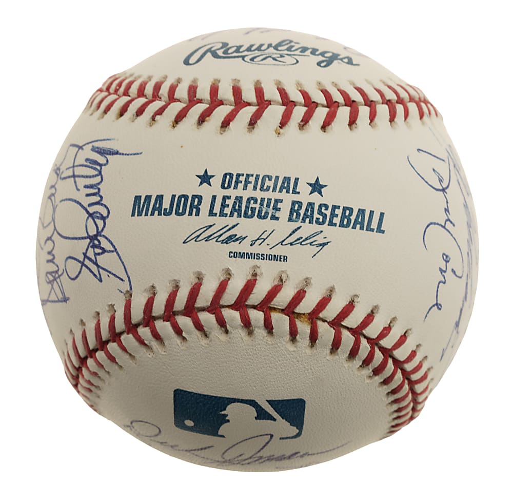 No-Hitters Pitchers Multi-Signed Baseball (20 Signatures) with Bob Feller and Gaylord Perry - PSA/DNA