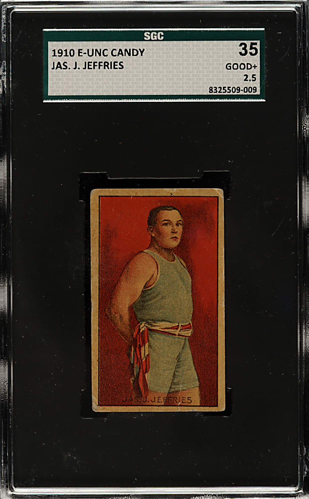 1910 E-UNC Candy James Jeffries SGC GOOD+ 2.5