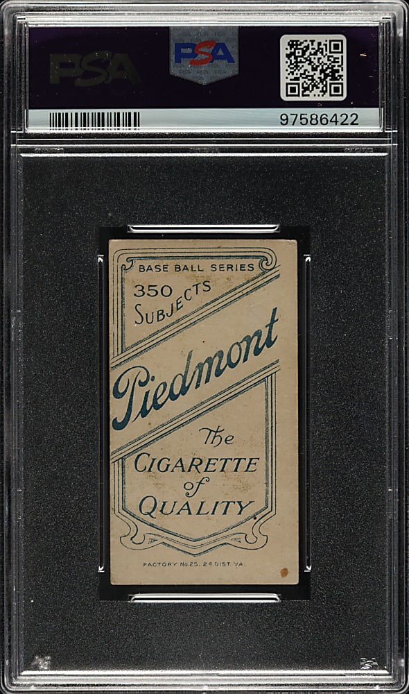1909-1911 T206 White Border Fred Beck PSA VG-EX 4