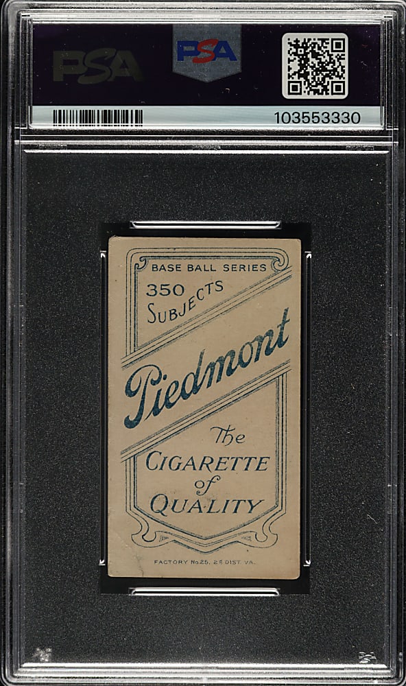 1909-1911 T206 White Border Bob Groom PSA VG-EX 4