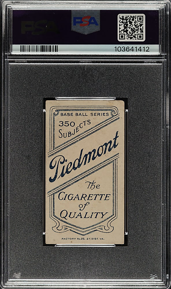 1909-1911 T206 White Border Heinie Smith PSA VG-EX 4