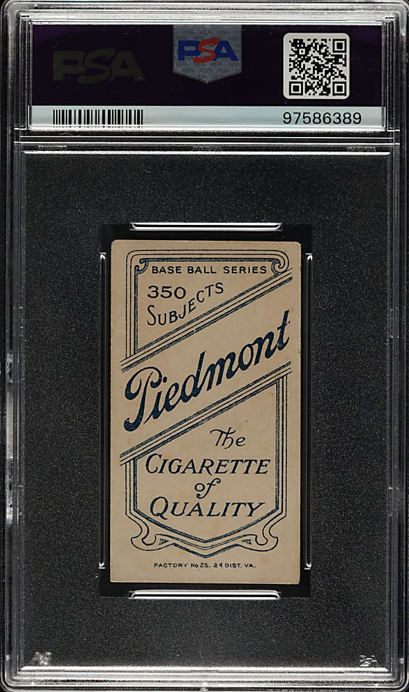 1909-1911 T206 White Border Jimmy Burke PSA VG+ 3.5