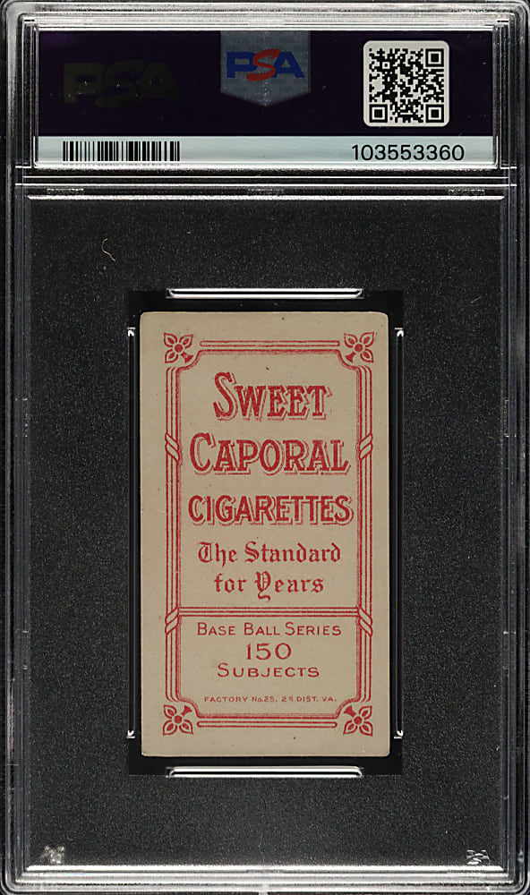 1909-1911 T206 White Border Simon Nicholls Hands On Knees PSA VG 3