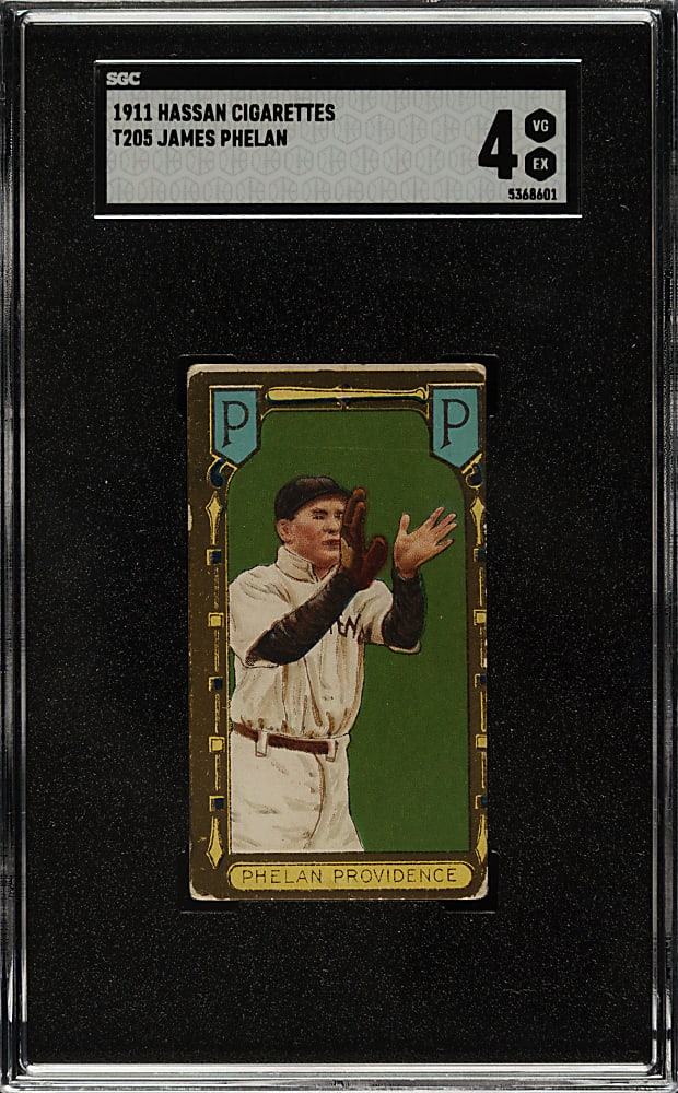 1911 T205 Gold Border Jimmy Phelan Minor Leaguer SGC VG/EX 4