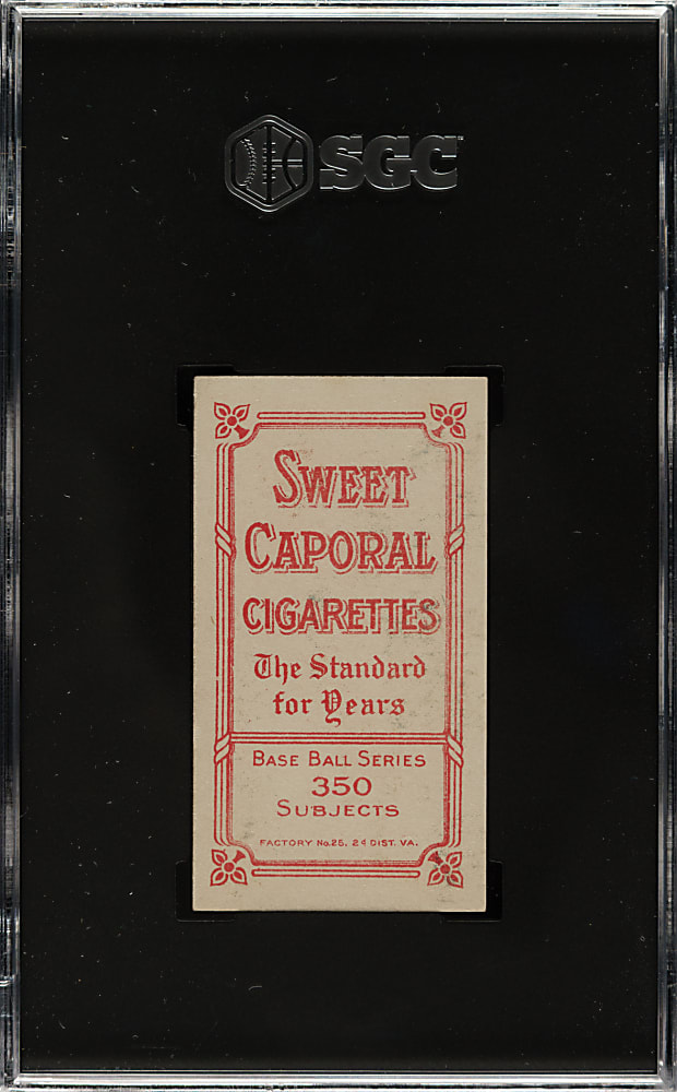 1909-1911 T206 White Border Charlie Starr SGC EX 5