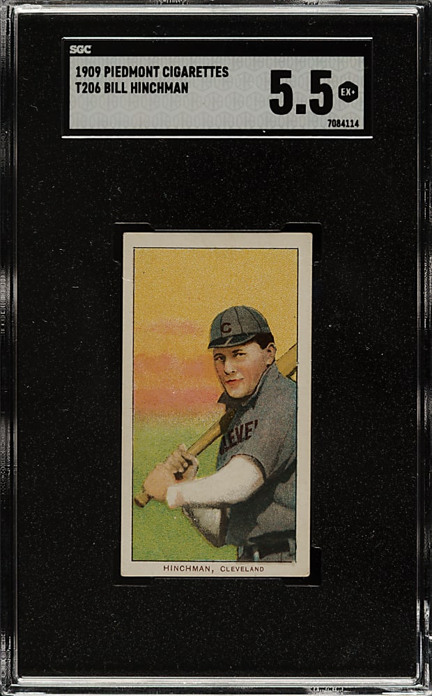 1909-1911 T206 White Border Bill Hinchman SGC EX+ 5.5