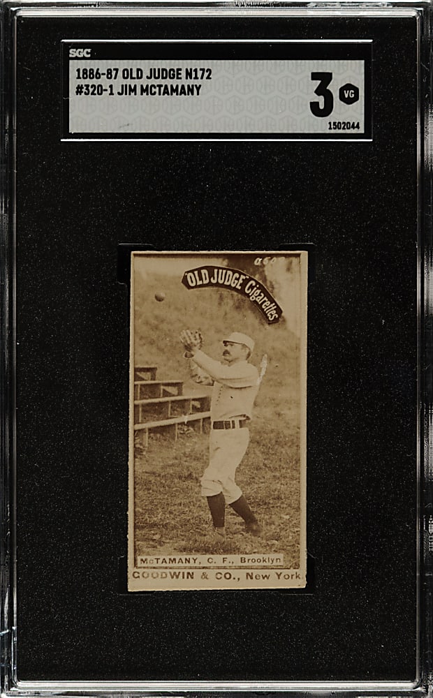 1887 N172 Old Judge Jim McTamany SGC VG 3 - Outdoor Pose