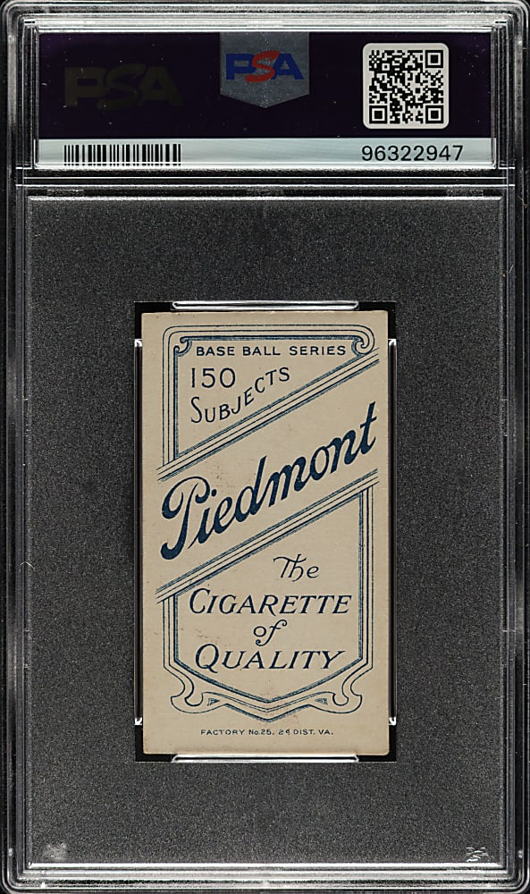 1909-1911 T206 White Border Sam Crawford Throwing PSA VG-EX 4