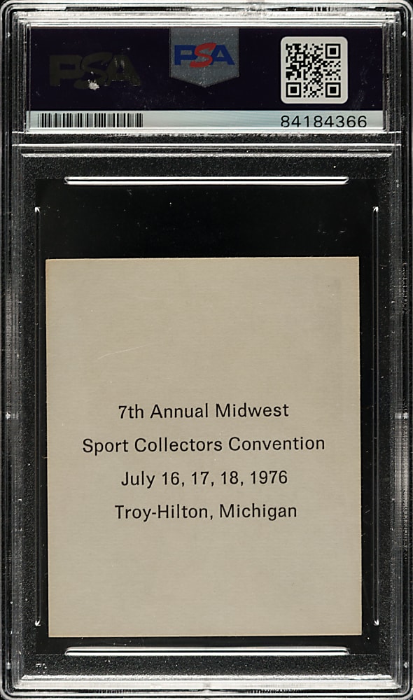 Signed 1976 Midwest Sports Collectors Convention Hank Greenberg - PSA/DNA