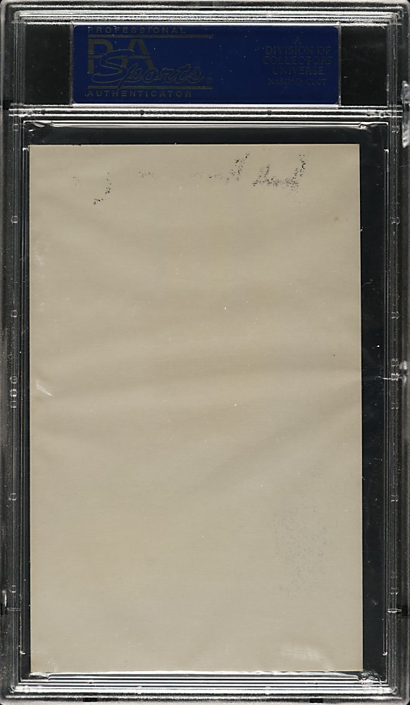 Signed 1977 Baseball Great's Hall of Fame Exhibits Hank Greenberg - PSA/DNA
