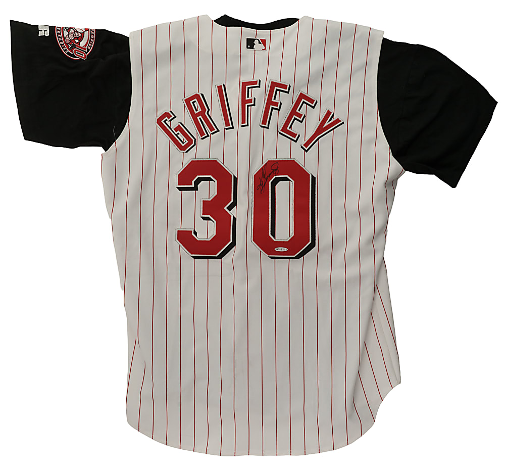 Ken Griffey Jr Signed Cincinnati Reds Jersey - Upper Deck