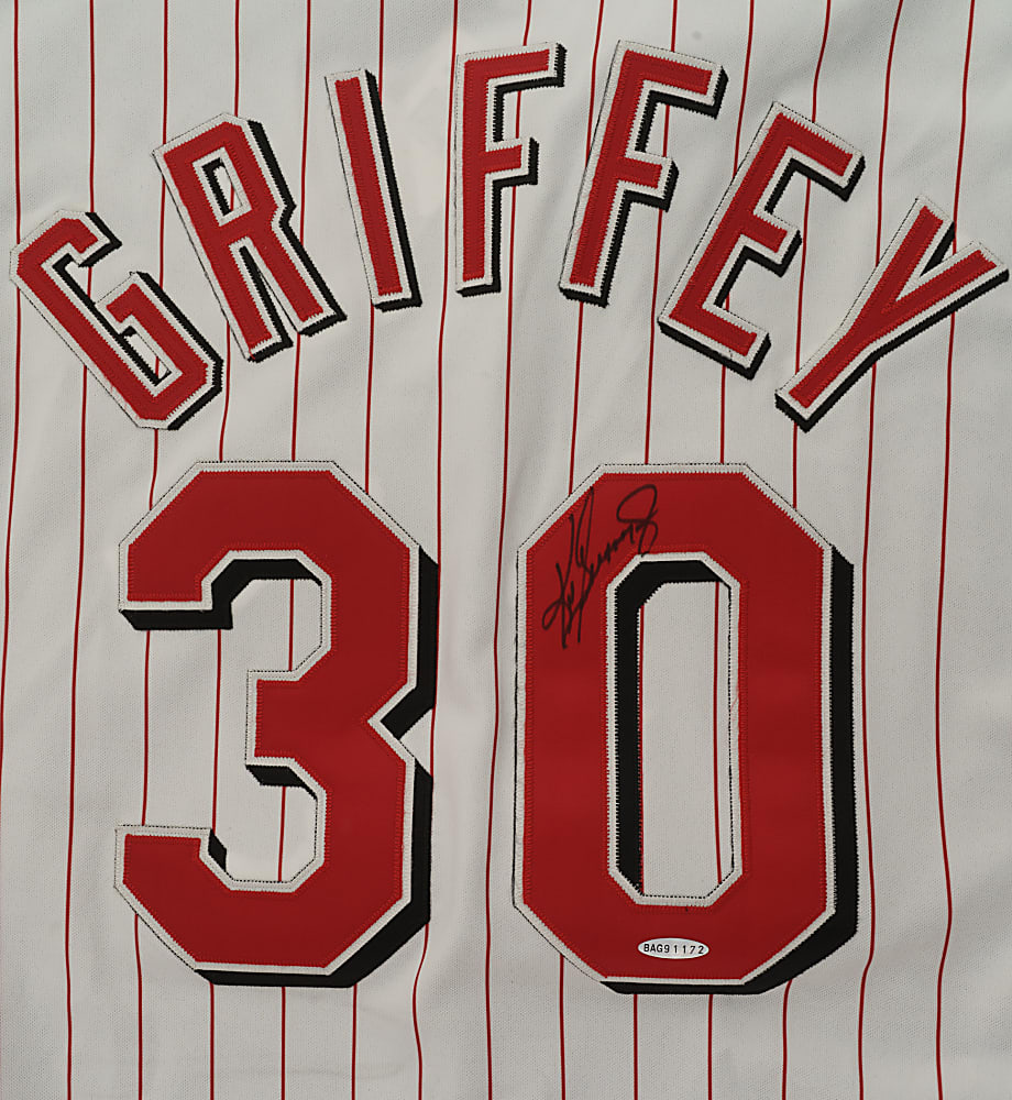 Ken Griffey Jr Signed Cincinnati Reds Jersey - Upper Deck