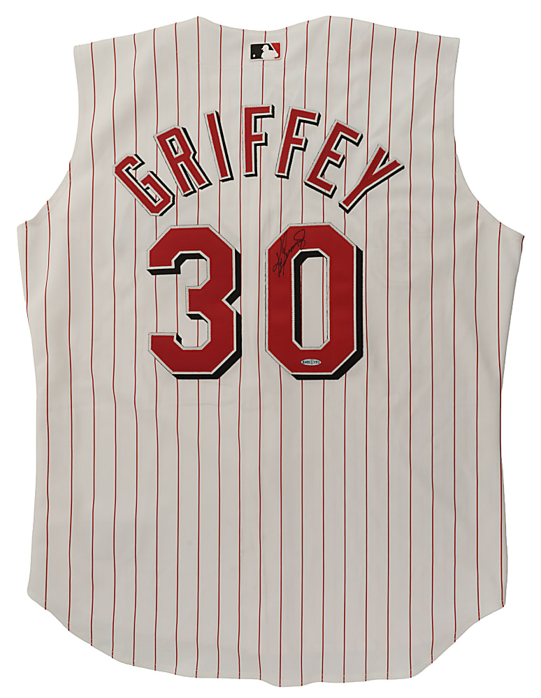 Ken Griffey Jr Signed Cincinnati Reds Jersey - Upper Deck