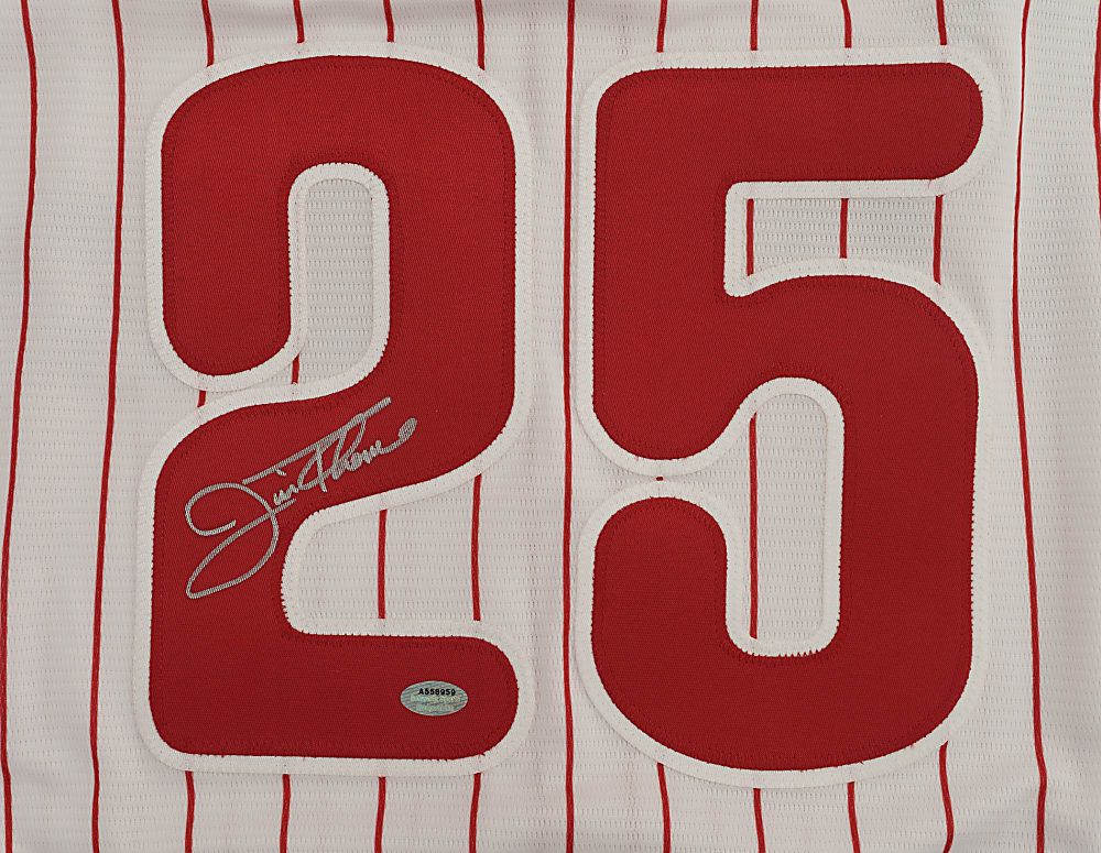 Jim Thome Signed Philadelphia Phillies Jersey