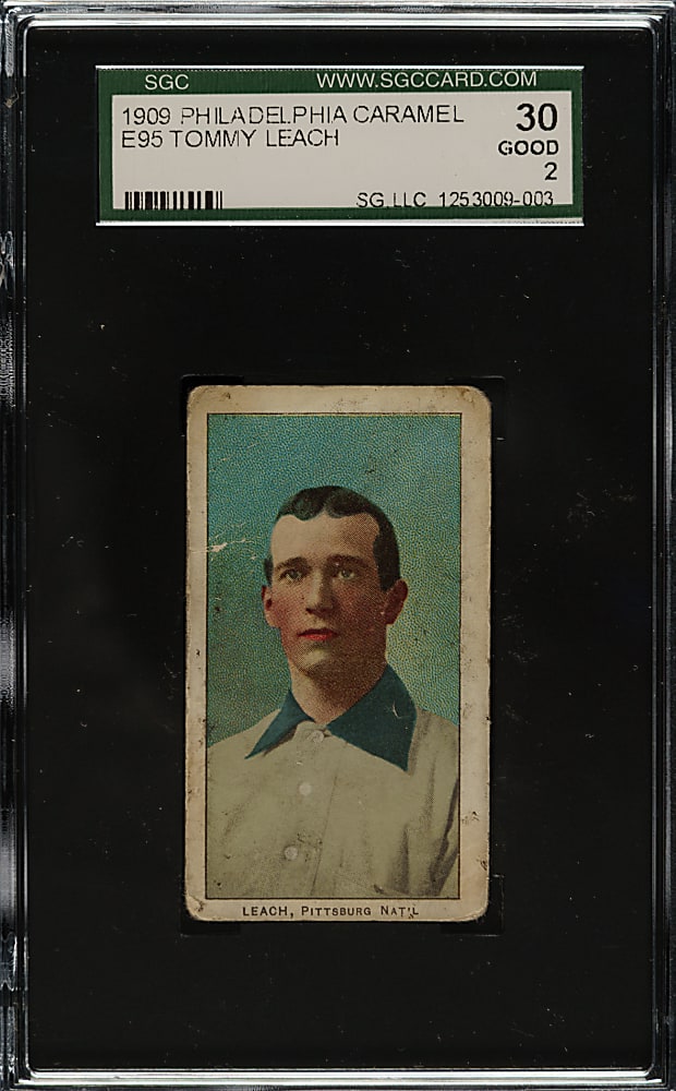 1909 E95 Philadelphia Caramel Tommy Leach SGC GOOD 30