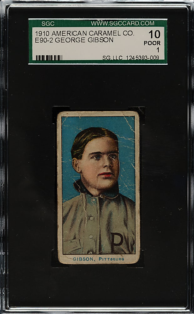 1910 E90-2 American Caramel George Gibson SGC POOR 10