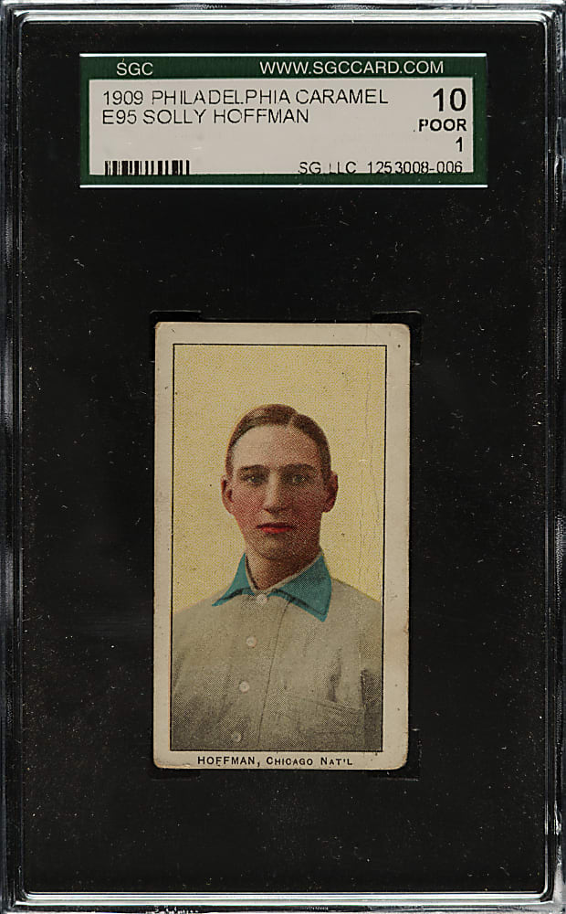 1909 E95 Philadelphia Caramel Solly Hoffman SGC POOR 10