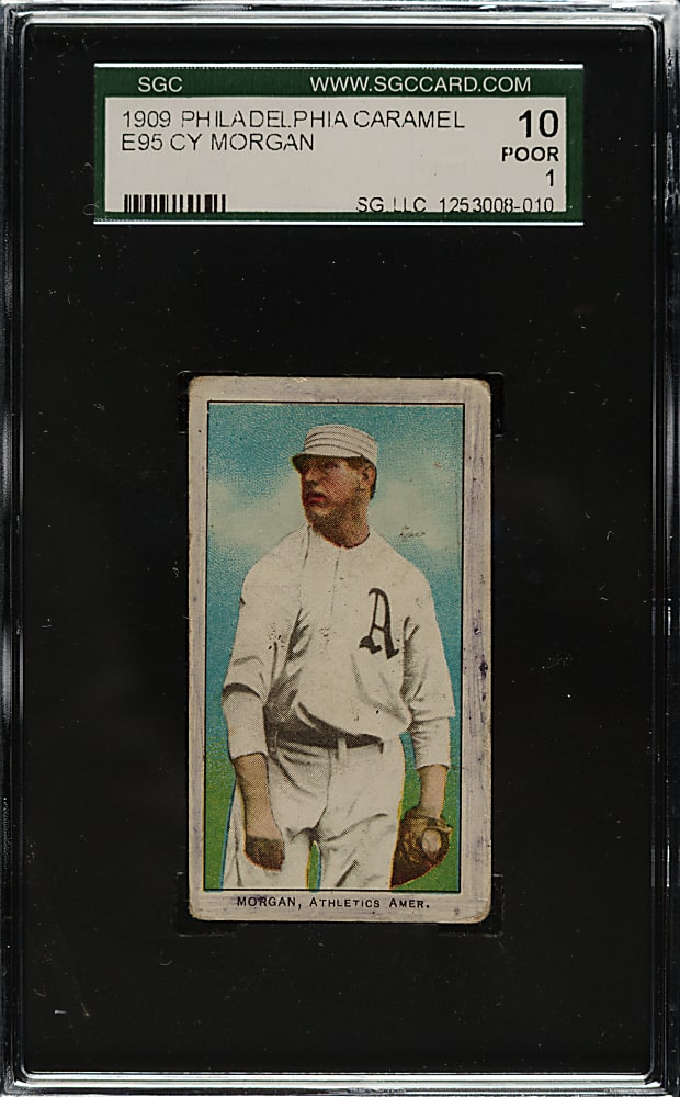 1909 E95 Philadelphia Caramel Cy Morgan SGC POOR 10