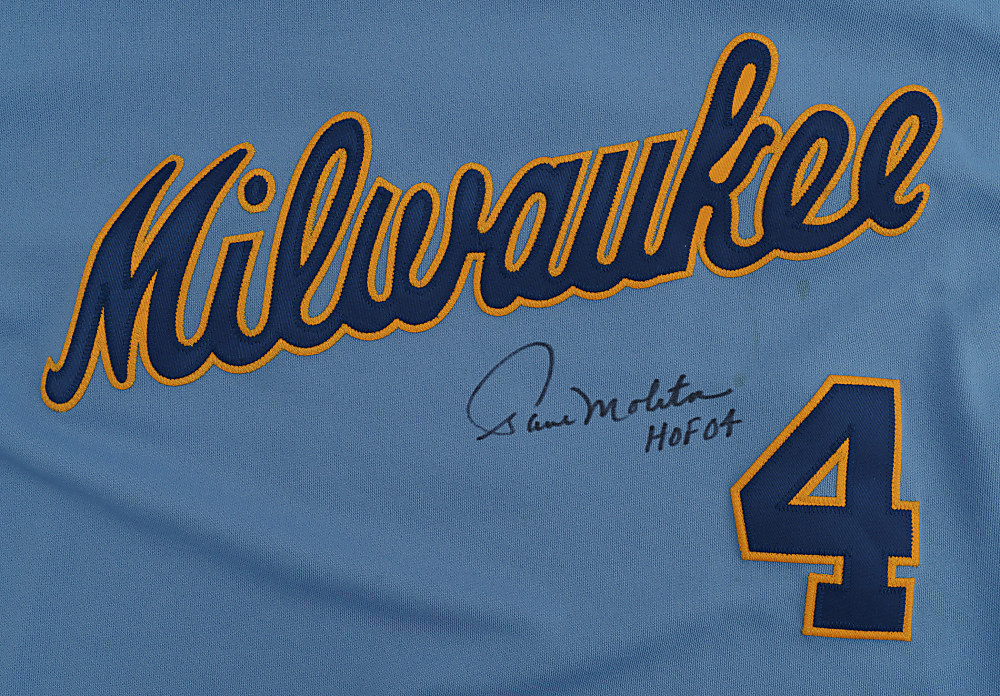 Paul Molitor Signed Milwaukee Brewers Jersey - JSA