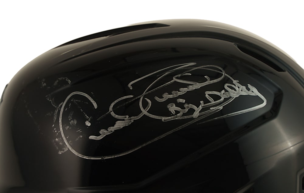 Cecil Fielder Signed Detroit Tigers Helmet with "Big Daddy" Inscription