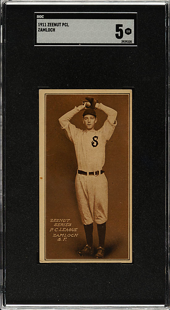 1911 Zeenut PCL Carl Zamloch SGC EX 5 - 1 of 1 - Highest Graded!