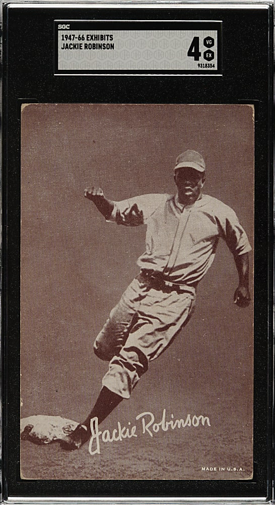 1947-1966 Exhibits Jackie Robinson SGC VG/EX 4