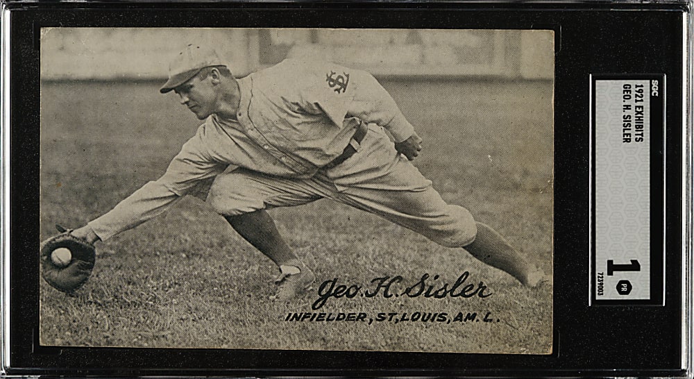 1921 Exhibits George Sisler SGC POOR 1