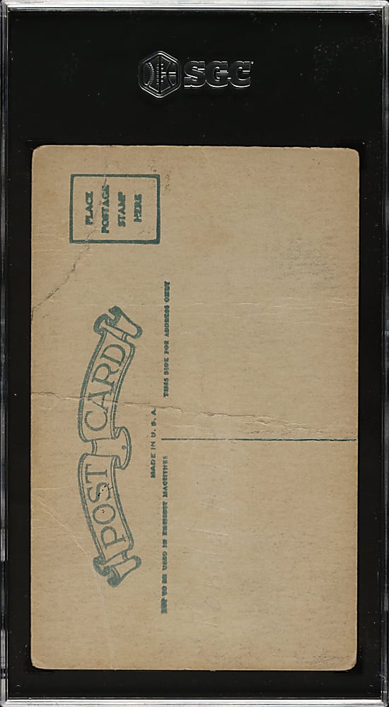 1926-1929 "Exhibit-Style Postcard-Back" Rogers Hornsby (Chicago) SGC POOR 1
