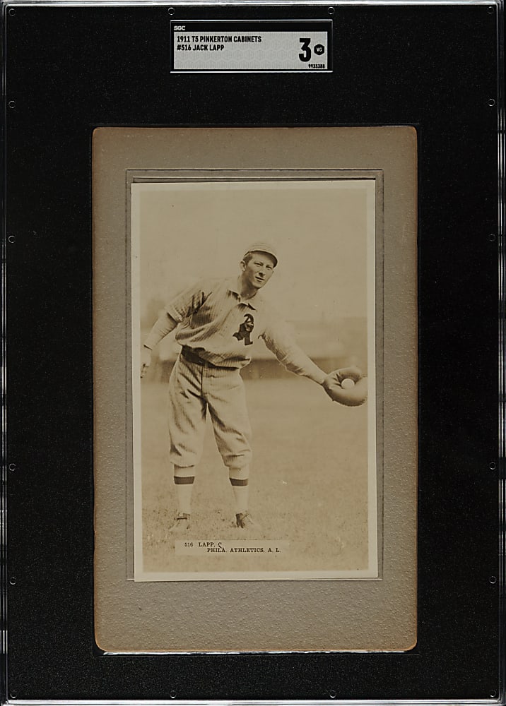 1911 T5 Pinkerton Cabinets #516 Jack Lapp SGC VG 3
