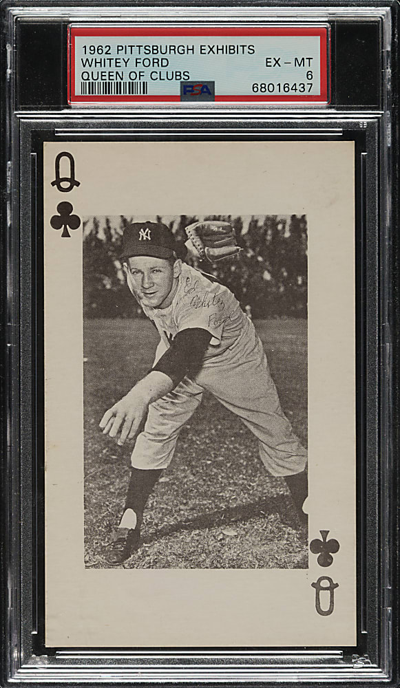 1962 Pittsburgh Exhibits Whitey Ford PSA EX-MT 6