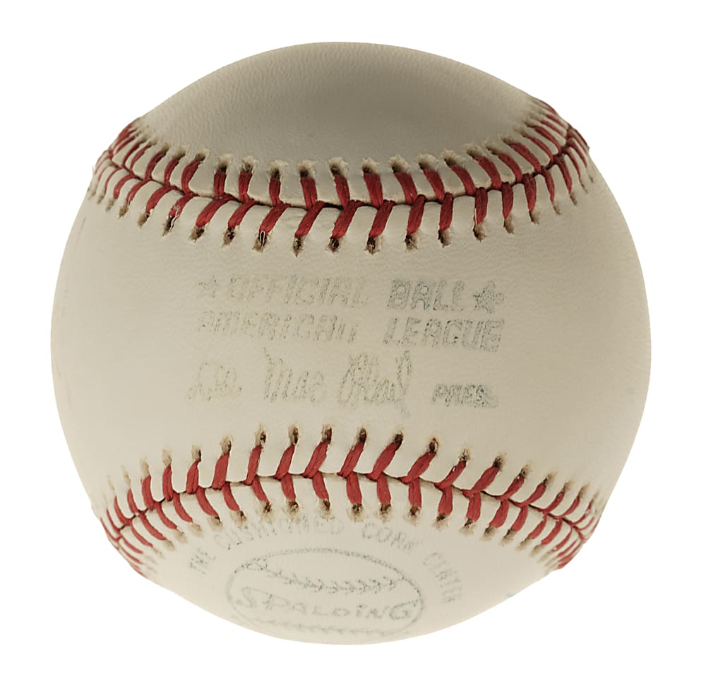 Billy Martin and George Steinbrenner Dual-Signed Baseball
