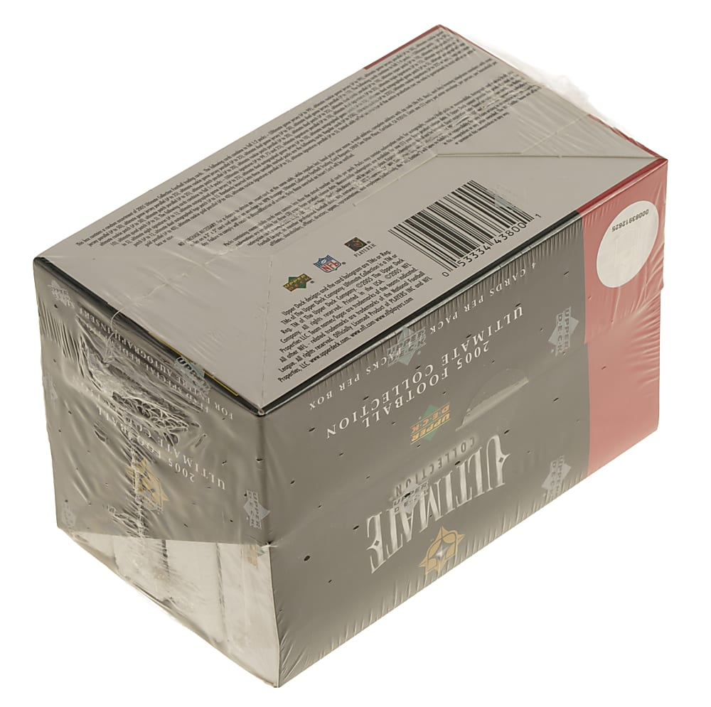 2005 Upper Deck Ultimate Collection Football Factory-Sealed Unopened Hobby Box (4 Packs)