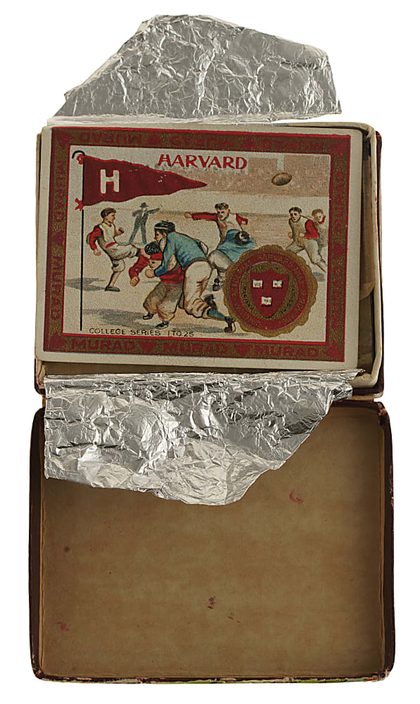 Circa 1910 Original Murad Cigarette Box Including T51 Card