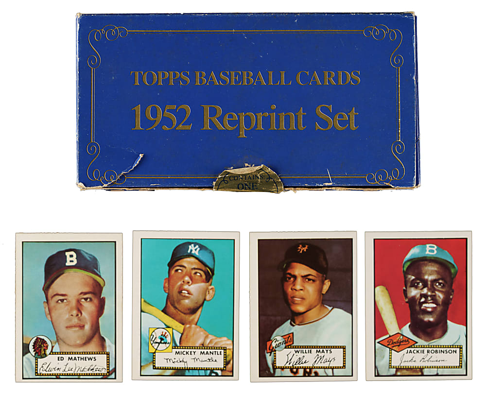 1983 Topps Archives "1952 Reprint" Complete Set (402)