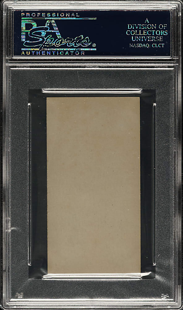1916 M101-4 Sporting News #115 George McBride Blank Back PSA NM 7