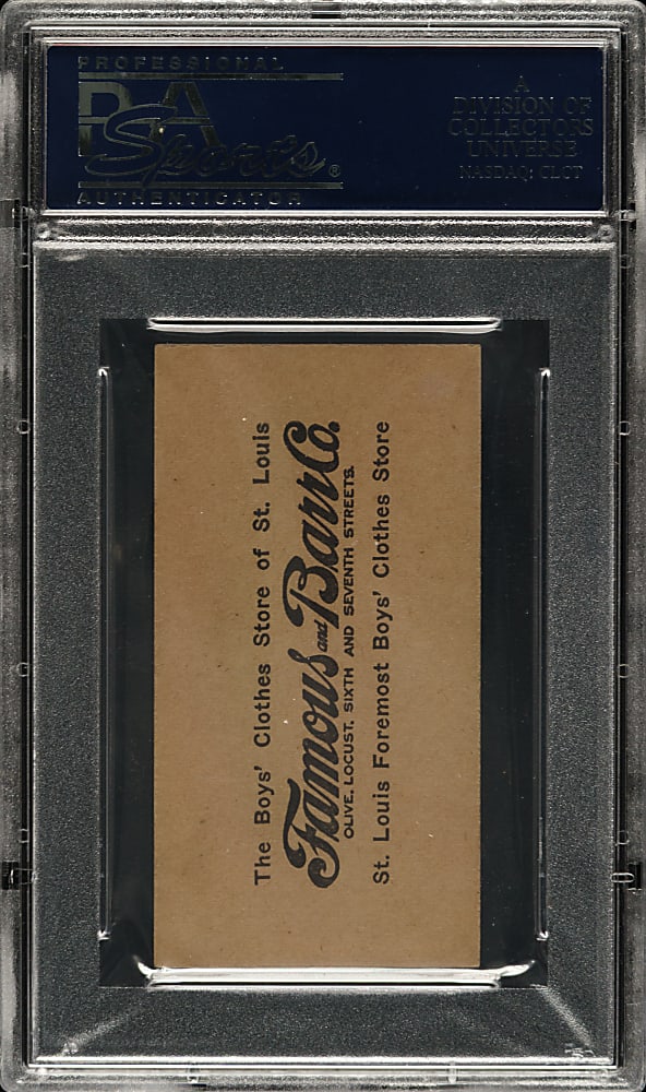 1916 M101-5 Famous & Barr #162 Howard Shanks PSA EX-MT 6