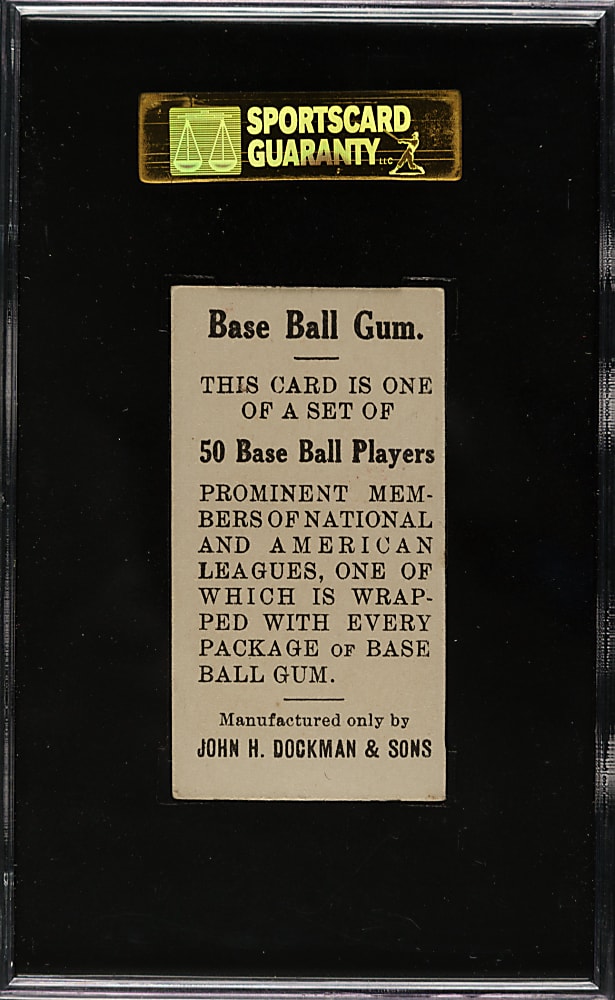 1909 E92 Dockman & Sons Admiral Schlei SGC EX 60