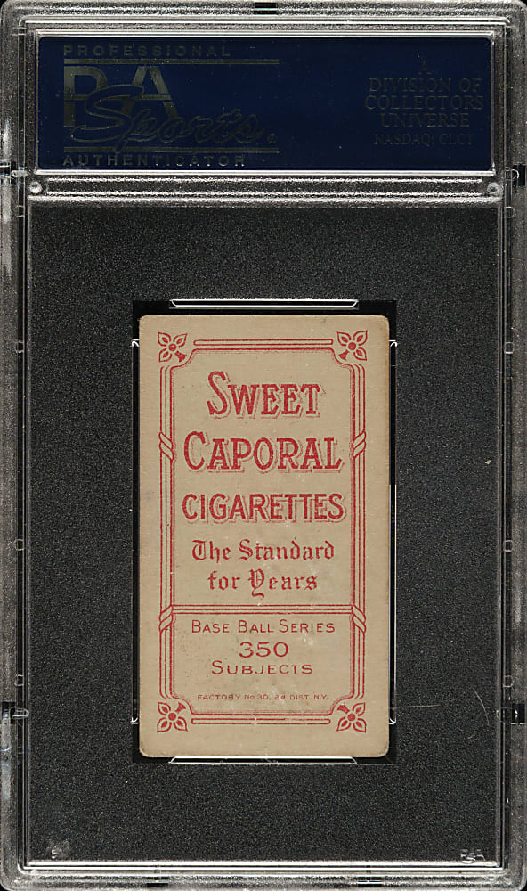 1909-1911 T206 White Border Gabby Street Catching PSA VG-EX 4