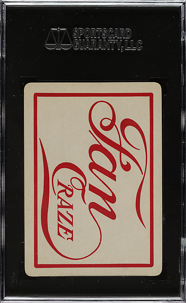 1904 Fan Craze Game Card Hit by Batted Ball SGC NM 84