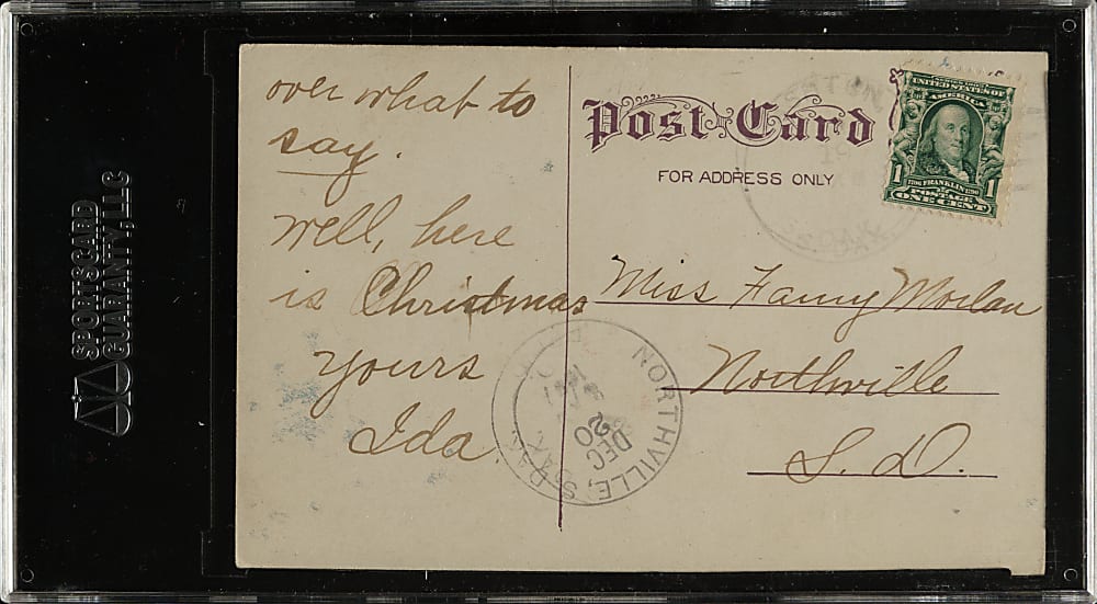 1907 PC778 Morgan Stationery "Red Belts" Postcard In Consultation SGC FAIR 20