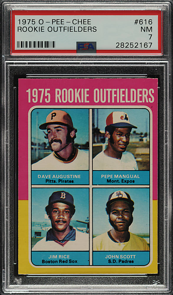 1975 O-Pee-Chee #616 Jim Rice Rookie PSA NM 7