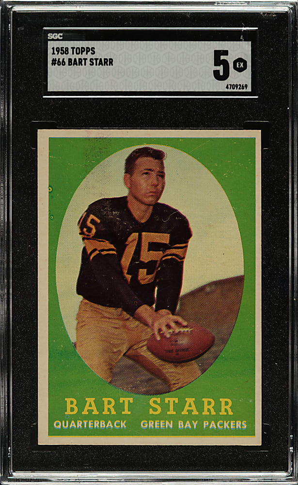1958 Topps Football #66 Bart Starr SGC EX 5