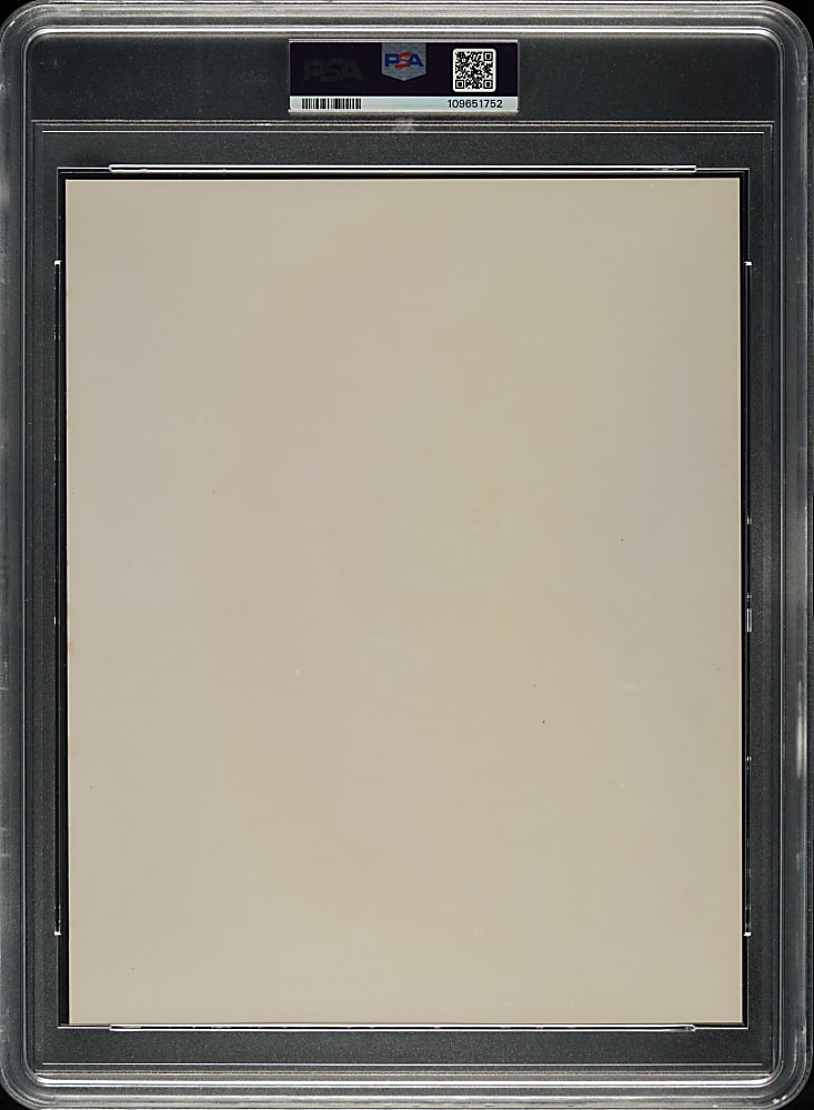 1964-1966 Requena Yankees 8 x 10 Mickey Mantle PSA NM 7