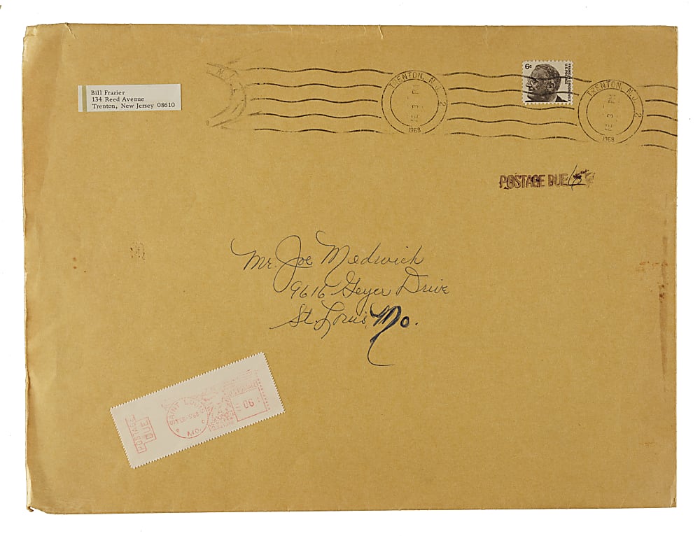 1968 Mrs. (Claire) Babe Ruth Signed Commemorative Print Inscribed to Joe "Ducky" Medwick