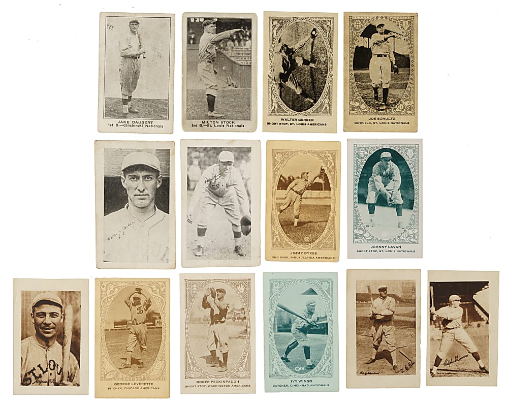 1921 to 1923 American Caramel, Willards Chocolate, and Neilson's Chocolate Collection (14) Including Red Faber